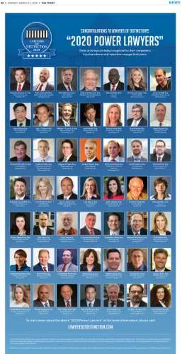 Lawyers of Distinction - 2020